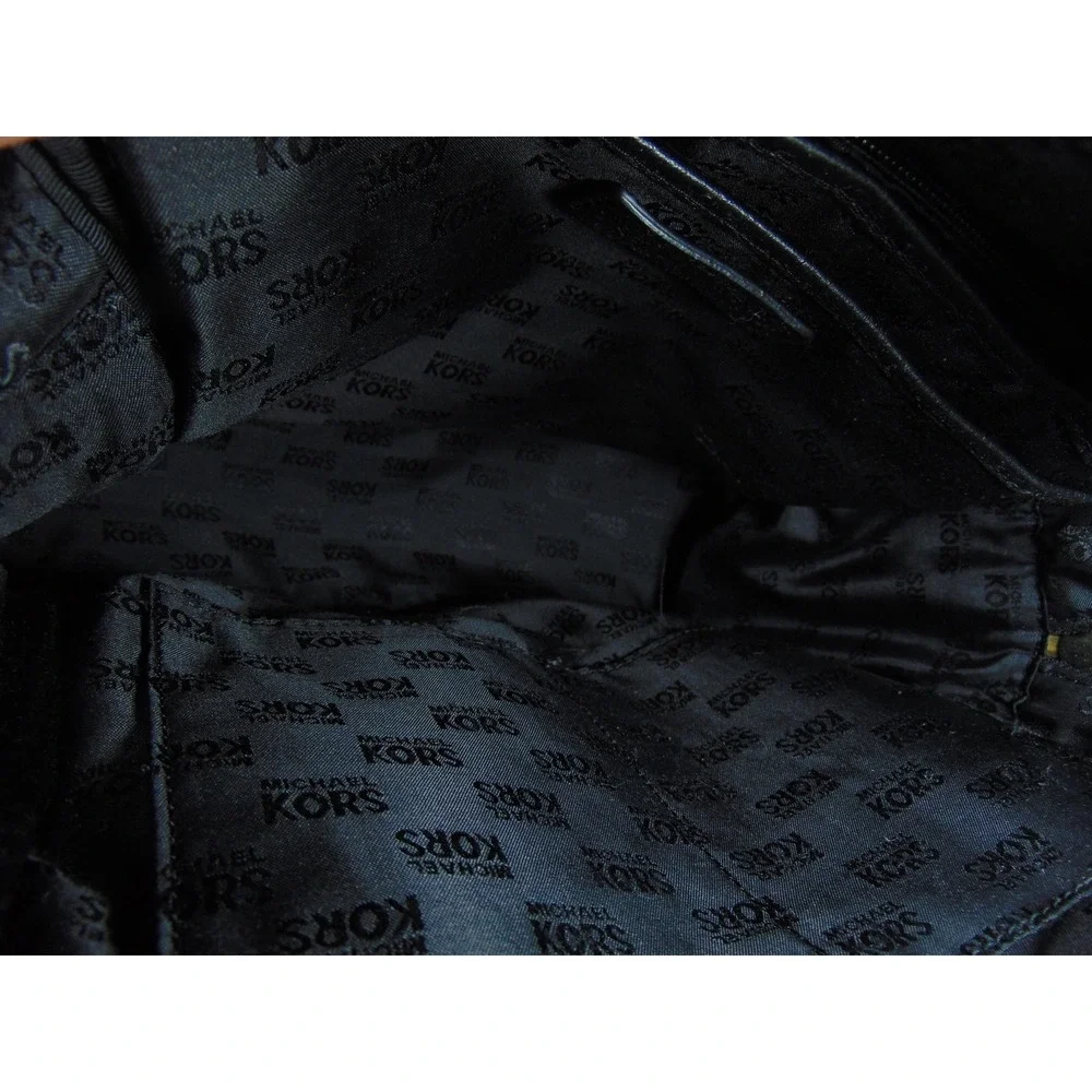 Michael Kors Backpack Black Leather‎ Studded Small Daypack Commuter,FLAW - Picture 13 of 16